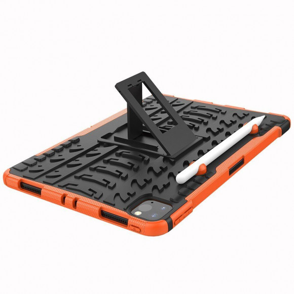 Чехол Hybrid Armor для iPad Pro 11 (2022, 2021, 2020) (черный + оранжевый) Чехол Hybrid Armor для iPad Pro 11 (2022, 2021, 2020) (черный + оранжевый)