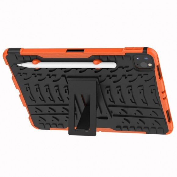 Чехол Hybrid Armor для iPad Pro 11 (2022, 2021, 2020) (черный + оранжевый) Чехол Hybrid Armor для iPad Pro 11 (2022, 2021, 2020) (черный + оранжевый)