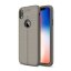 Чехол-накладка Litchi Grain для iPhone XR (серый)