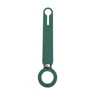 Удлиненная силиконовая подвеска для AirTag (темно-зеленый)