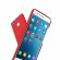 Кожаная накладка LENUO для Huawei P9 Lite (красный)