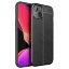 Чехол-накладка Litchi Grain для iPhone 14 Plus (черный)