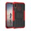 Чехол Hybrid Armor для Huawei P20 Lite / Nova 3e (черный + красный)