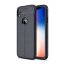 Чехол-накладка Litchi Grain для iPhone XR (темно-синий)
