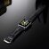 Кожаный ремешок Crocodile Texture для Apple Watch 40 и 38мм (черный)