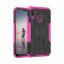 Чехол Hybrid Armor для Huawei P20 Lite / Nova 3e (черный + розовый)