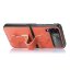 Кожаный чехол для Samsung Galaxy Z Flip 3 (оранжевый)
