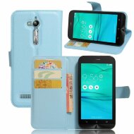 Чехол с визитницей для ASUS ZenFone Go ZB500KL (голубой) Чехол с визитницей для ASUS ZenFone Go ZB500KL (голубой)