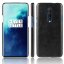 Кожаная накладка-чехол для OnePlus 7T Pro (черный)
