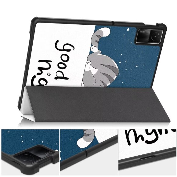 Чехол Smart Case для Xiaomi Redmi Pad SE (Good Night Cat)