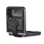 Кожаный чехол для Samsung Galaxy Z Flip 3 (черный)