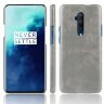 Кожаная накладка-чехол для OnePlus 7T Pro (серый)
