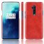 Кожаная накладка-чехол для OnePlus 7T Pro (красный)