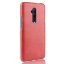 Кожаная накладка-чехол для OnePlus 7T Pro (красный)