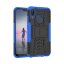 Чехол Hybrid Armor для Huawei P20 Lite / Nova 3e (черный + голубой)
