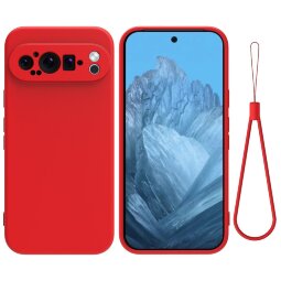 Силиконовый чехол Mobile Shell для Google Pixel 9 Pro (красный)