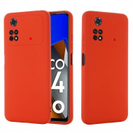 Силиконовый чехол Mobile Shell для Xiaomi Poco M4 Pro 4G (красный) Силиконовый чехол Mobile Shell для Xiaomi Poco M4 Pro 4G (красный)