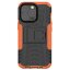 Чехол Hybrid Armor для iPhone 13 Pro (черный + оранжевый)