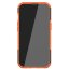 Чехол Hybrid Armor для iPhone 13 Pro (черный + оранжевый)