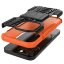 Чехол Hybrid Armor для iPhone 13 Pro (черный + оранжевый)