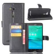 Чехол с визитницей для ASUS ZenFone Go ZB552KL  (черный) Чехол с визитницей для ASUS ZenFone Go ZB552KL  (черный)
