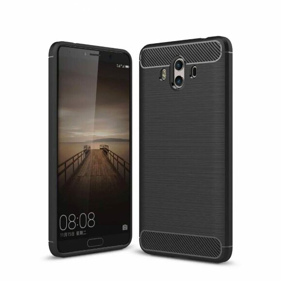 Чехол-накладка Carbon Fibre для Huawei Mate 10 (черный)