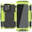 Чехол Hybrid Armor для iPhone 13 Pro (черный + зеленый)