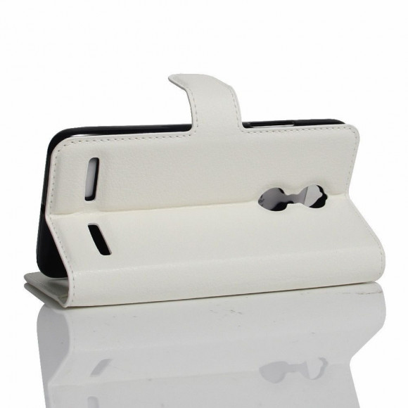 Чехол с визитницей для Lenovo K6 Note (белый) Чехол с визитницей для Lenovo K6 Note (белый)