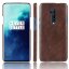 Кожаная накладка-чехол для OnePlus 7T Pro (коричневый)
