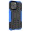 Чехол Hybrid Armor для iPhone 13 Pro (черный + голубой)