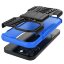 Чехол Hybrid Armor для iPhone 13 Pro (черный + голубой)