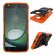Чехол Hybrid Armor для Motorola Moto Z Play (черный + оранжевый)