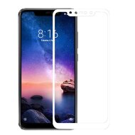 Защитное стекло 3D для Xiaomi Redmi Note 6 Pro (белый)