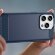 Чехол-накладка Carbon Fibre для iPhone 15 Pro (темно-синий)