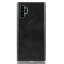 Кожаная накладка-чехол для Samsung Galaxy Note 10+ (Plus) (черный)