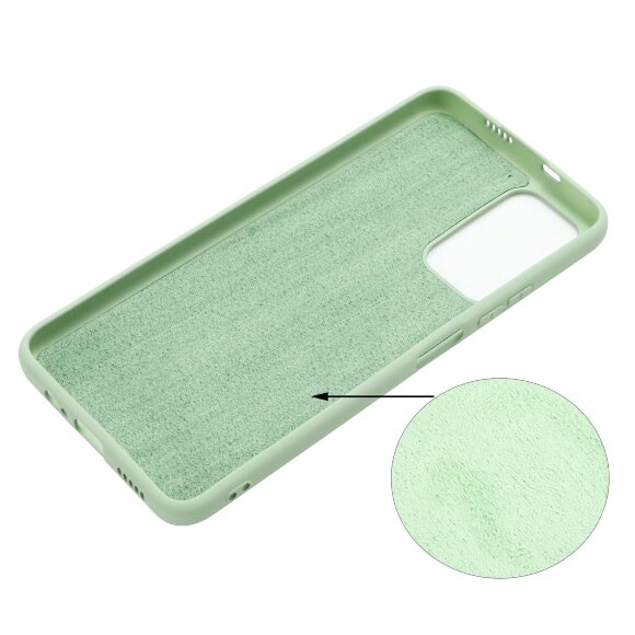 Силиконовый чехол Mobile Shell для Xiaomi Poco M4 Pro 5G (зеленый)