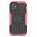 Чехол Hybrid Armor для iPhone 12 mini (черный + розовый)