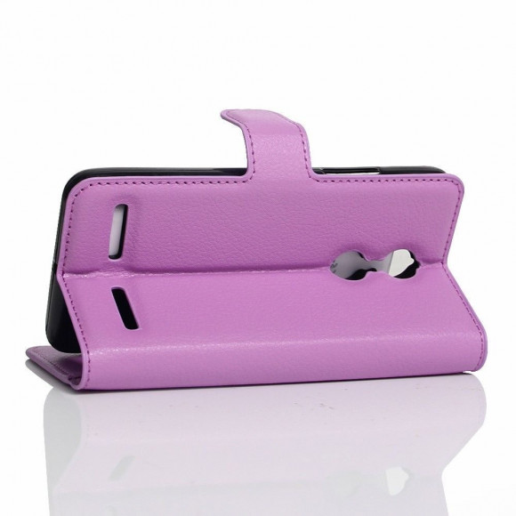 Чехол с визитницей для Lenovo K6 Note (фиолетовый)