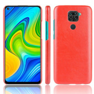 Кожаная накладка-чехол для Xiaomi Redmi Note 9 (красный) Кожаная накладка-чехол для Xiaomi Redmi Note 9 (красный)