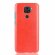 Кожаная накладка-чехол для Xiaomi Redmi Note 9 (красный)