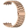Стальной браслет для Samsung Galaxy Fit 3 SM-R390 (розовое золото)