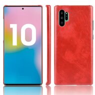 Кожаная накладка-чехол для Samsung Galaxy Note 10+ (Plus) (красный) Кожаная накладка-чехол для Samsung Galaxy Note 10+ (Plus) (красный)