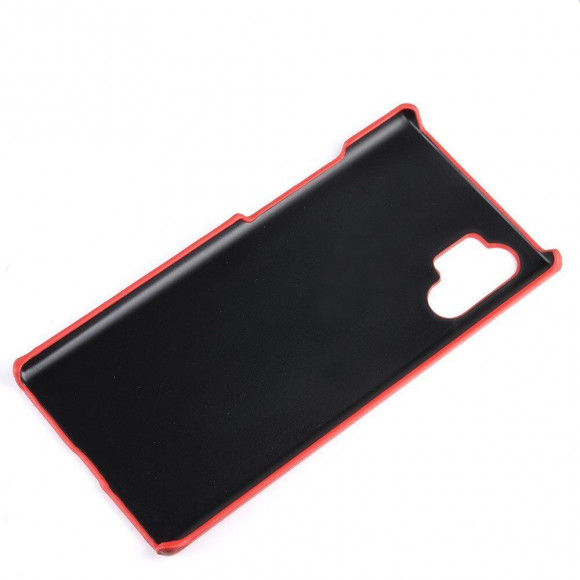 Кожаная накладка-чехол для Samsung Galaxy Note 10+ (Plus) (красный) Кожаная накладка-чехол для Samsung Galaxy Note 10+ (Plus) (красный)