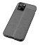 Чехол-накладка Litchi Grain для iPhone 11 Pro (черный)