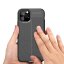 Чехол-накладка Litchi Grain для iPhone 11 Pro (черный)
