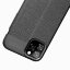 Чехол-накладка Litchi Grain для iPhone 11 Pro (черный)