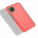 Кожаная накладка-чехол для Huawei P40 lite (красный)