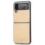Чехол Carbon Design для Samsung Galaxy Z Flip 3 (бежевый)