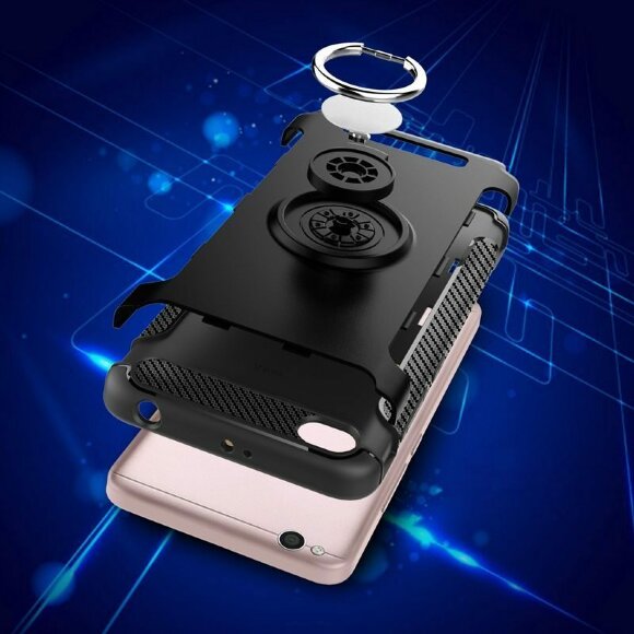 Чехол Hybrid Kickstand для Xiaomi Redmi 4A (черный)