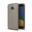 Чехол-накладка Litchi Grain для Motorola Moto G5 Plus (серый)